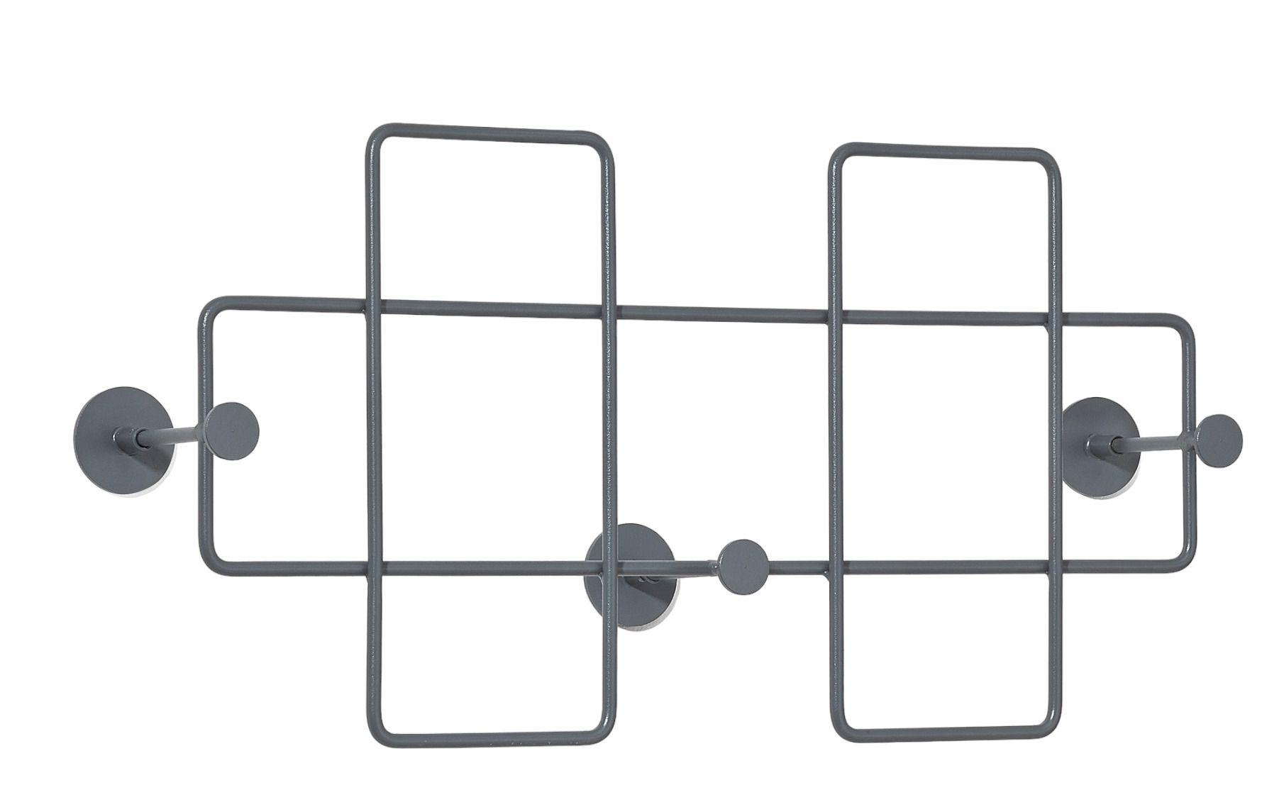 Bazar wall coat rack medium basalt grey Richard Lampert