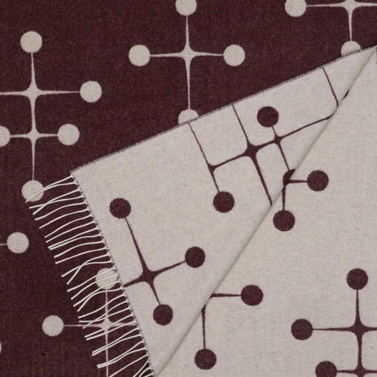 Eames Wool Blanket Bordeaux Wool Blanket Vitra LIMITED EDITION 