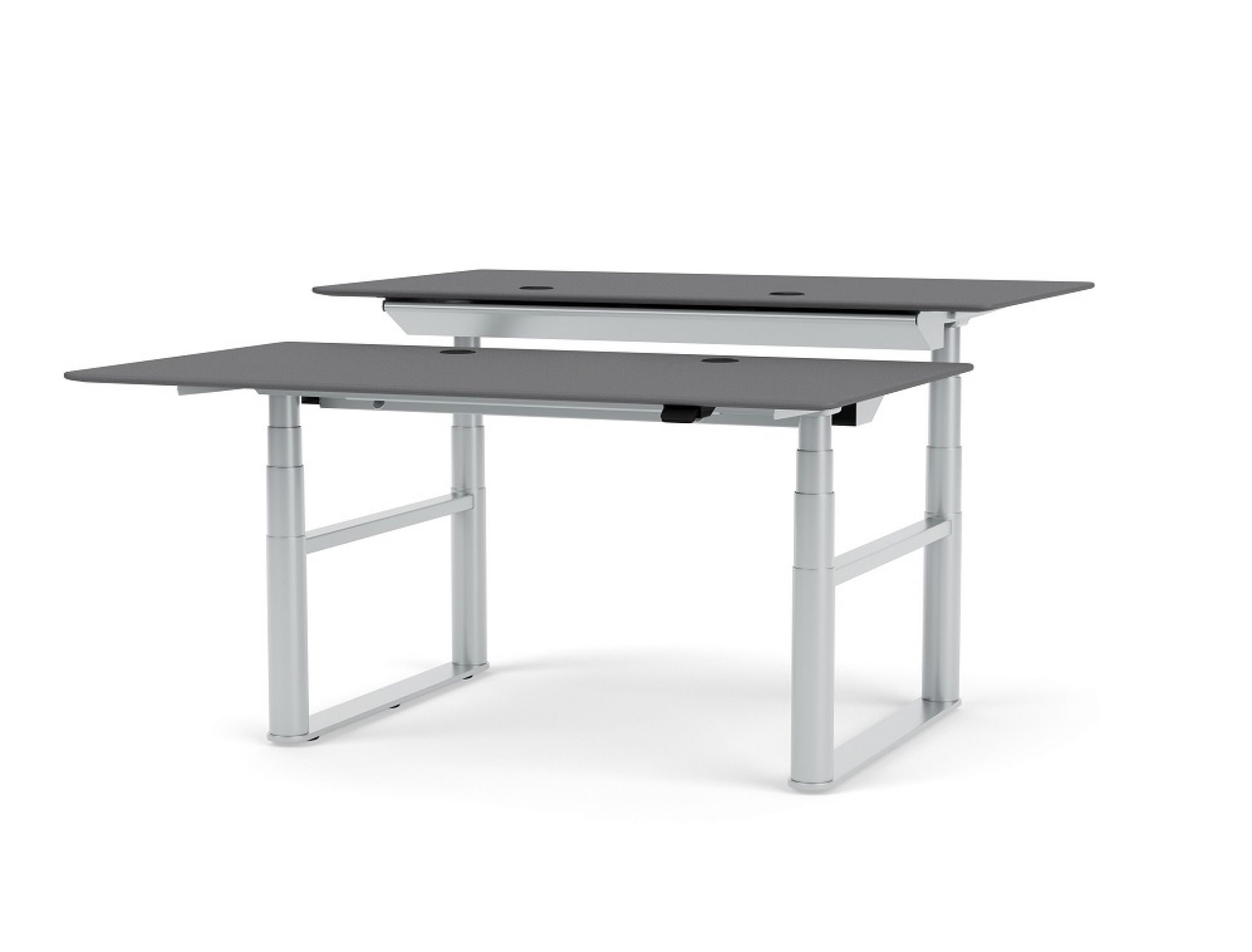 HiLow Double Work table height adjustable Montana