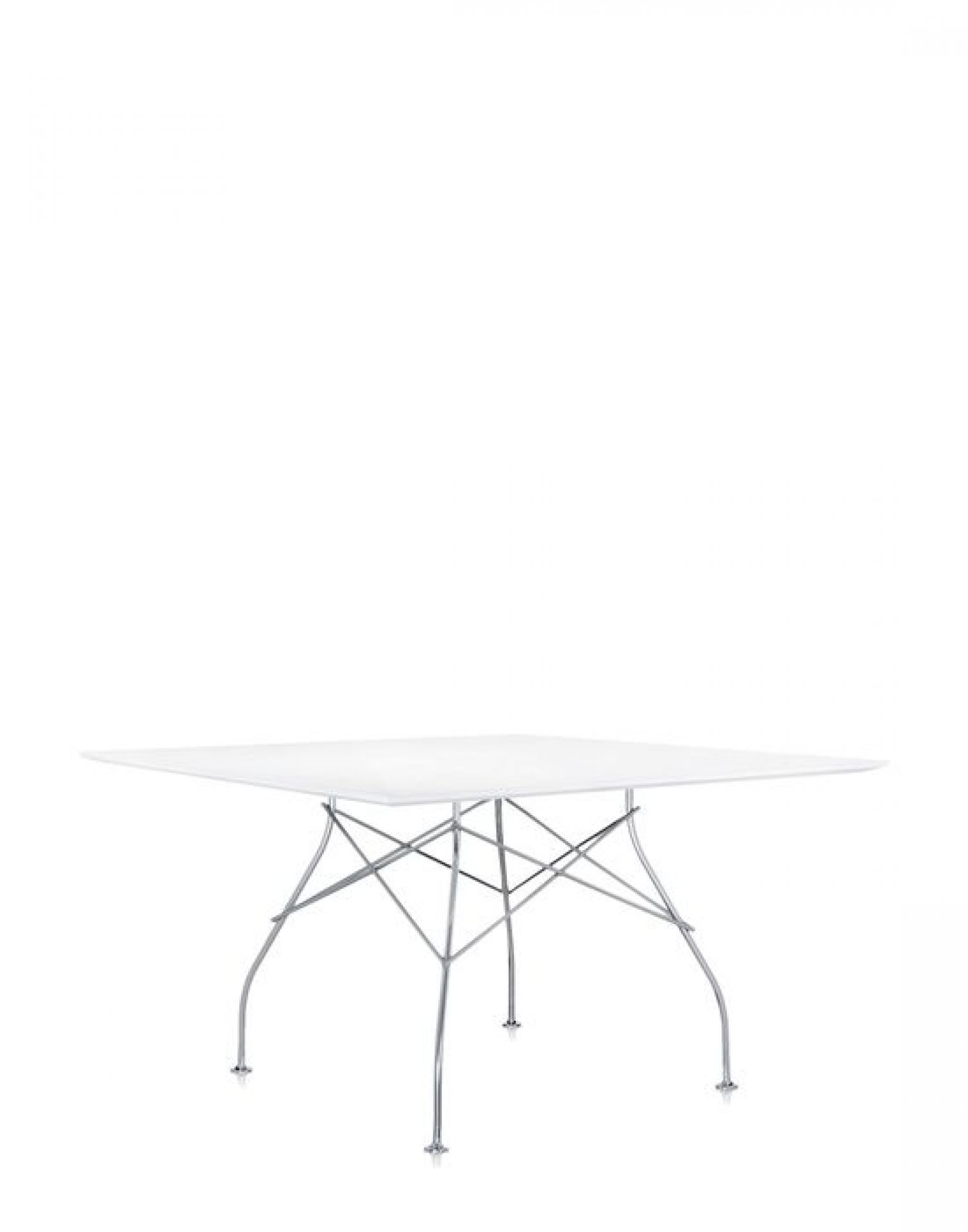 Glossy Tisch - quadratisch Kartell