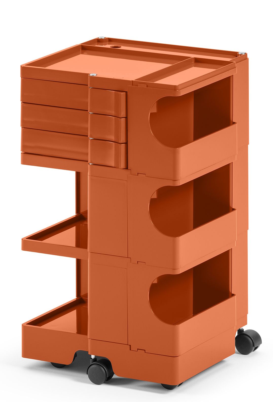 Boby B33 mobile pedestal B-Line Paprika