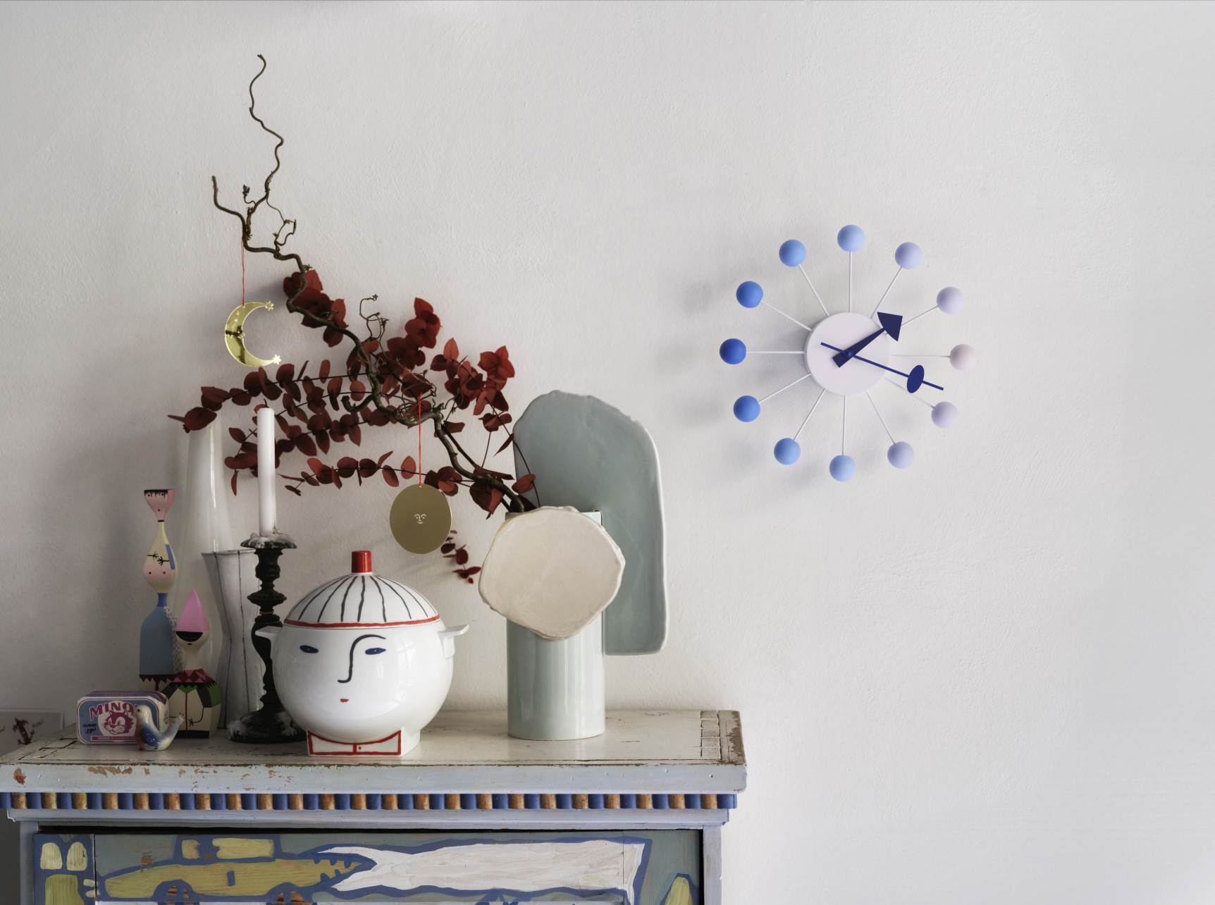 Ball Clock Wall Clock Dawn Vitra LIMITED EDITION