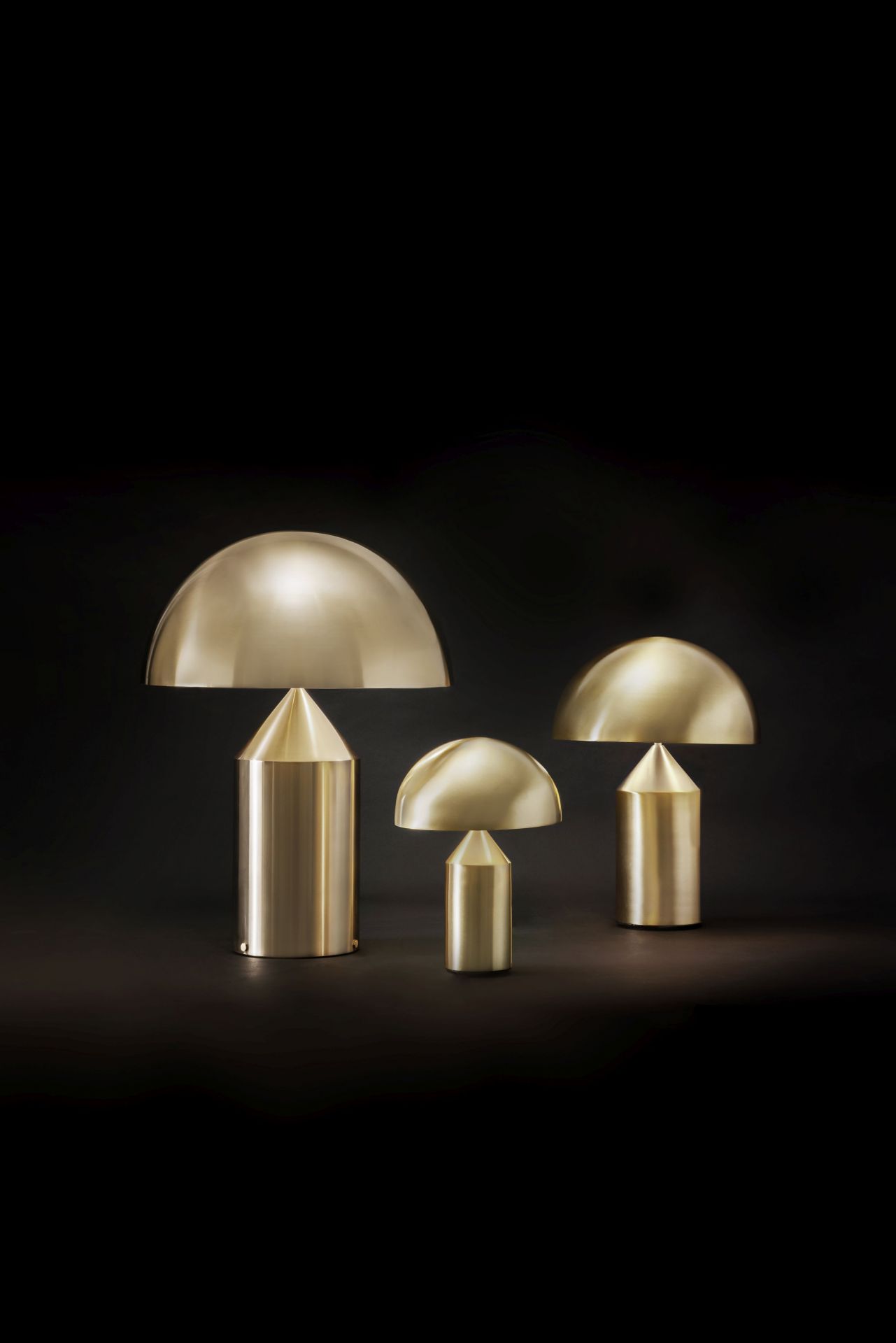 Atollo Table lamp Gold Oluce