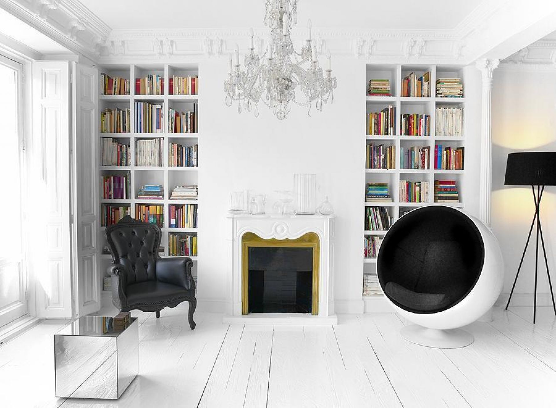 Ball Chair Hal white 01 Eero Aarnio Originals