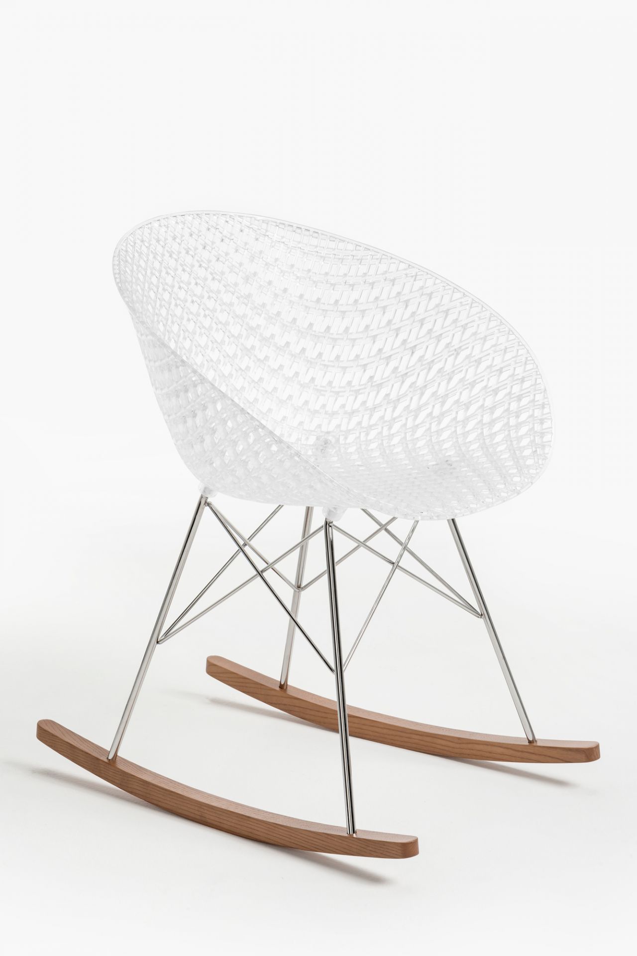 Smatrik Wood finish Rocking chair Kartell