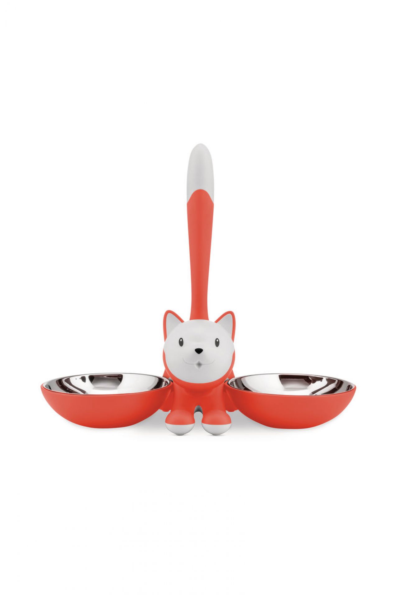 AMMI09 RO Tigrito cat bowl red Alessi 