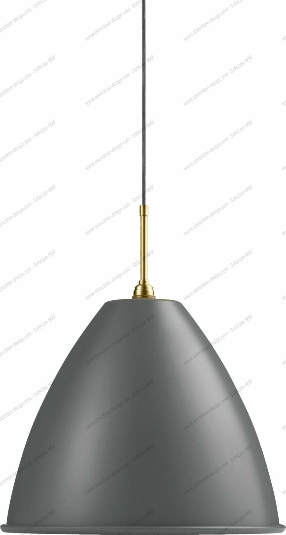 Bestlite BL 9 L pendant luminaire Grey / Brass Gubi
