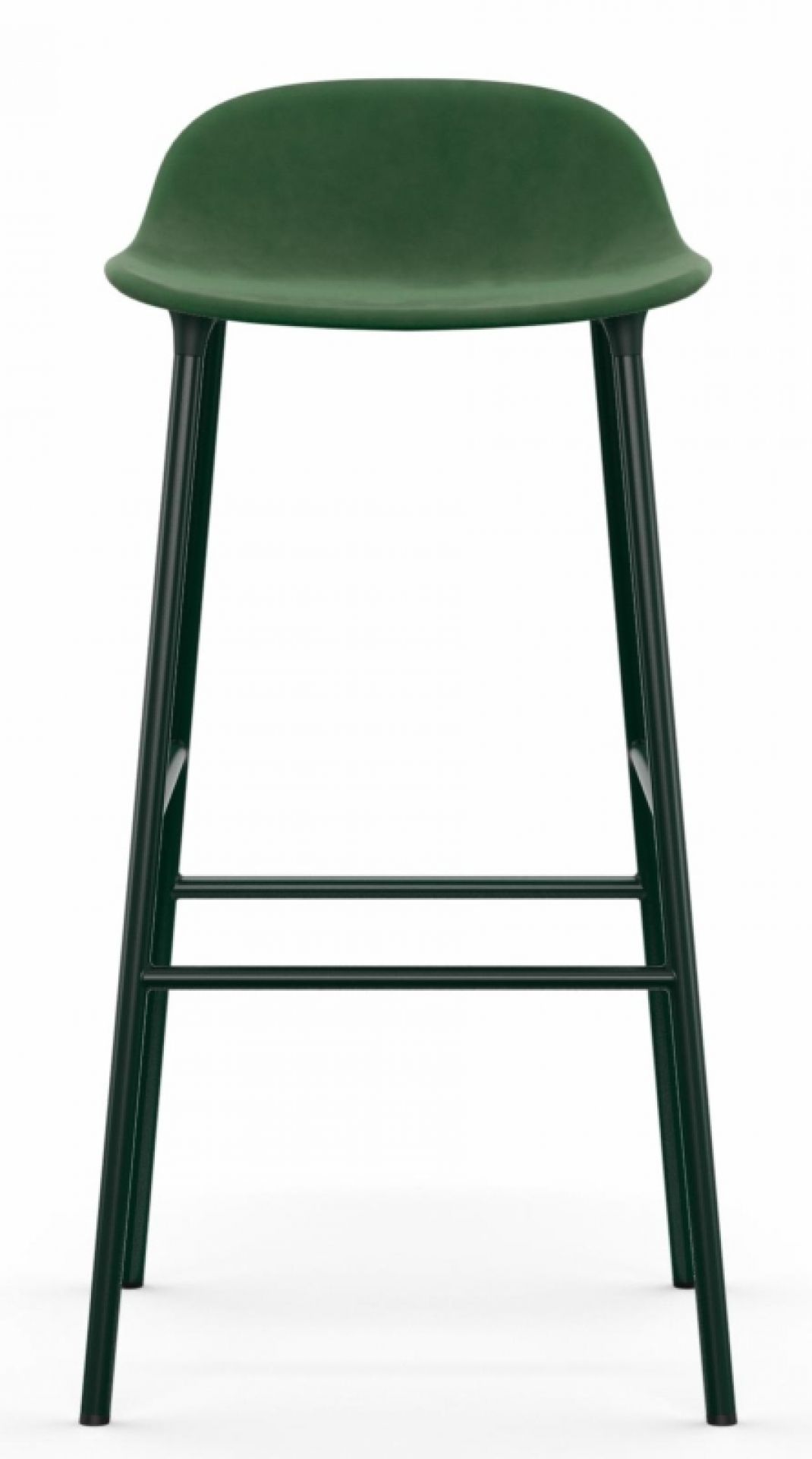 Form Barstool  H 75 cm Steel Upholstered Normann Copenhagen