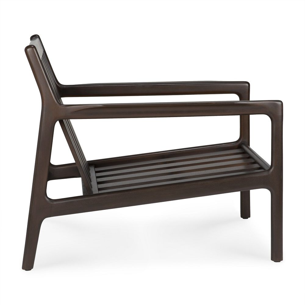 Jack Deck chair frame Mahogany dark brown Ethnicraft 