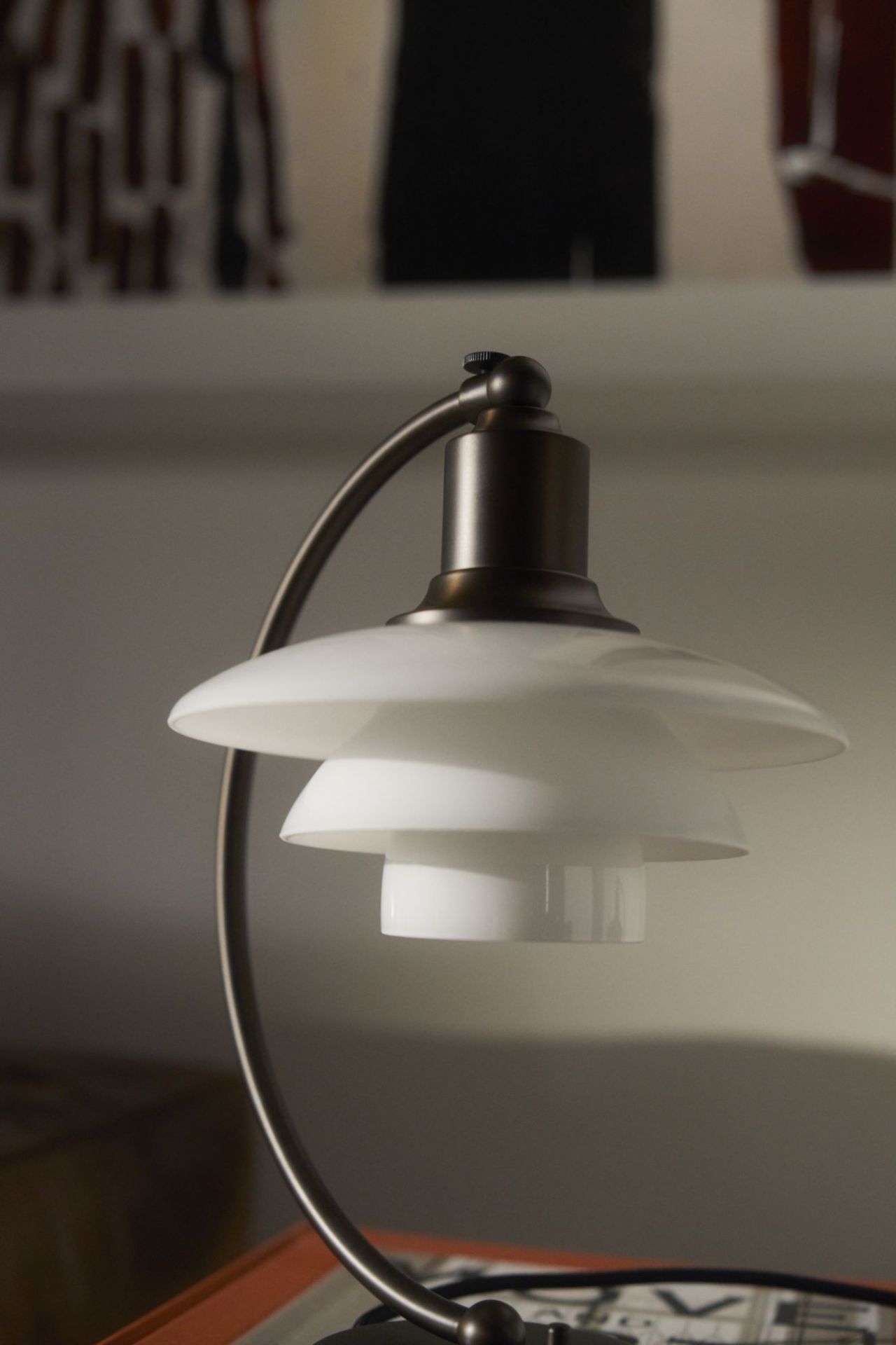 PH 2/2 Luna Aged Brass Opal table lamp Louis Poulsen