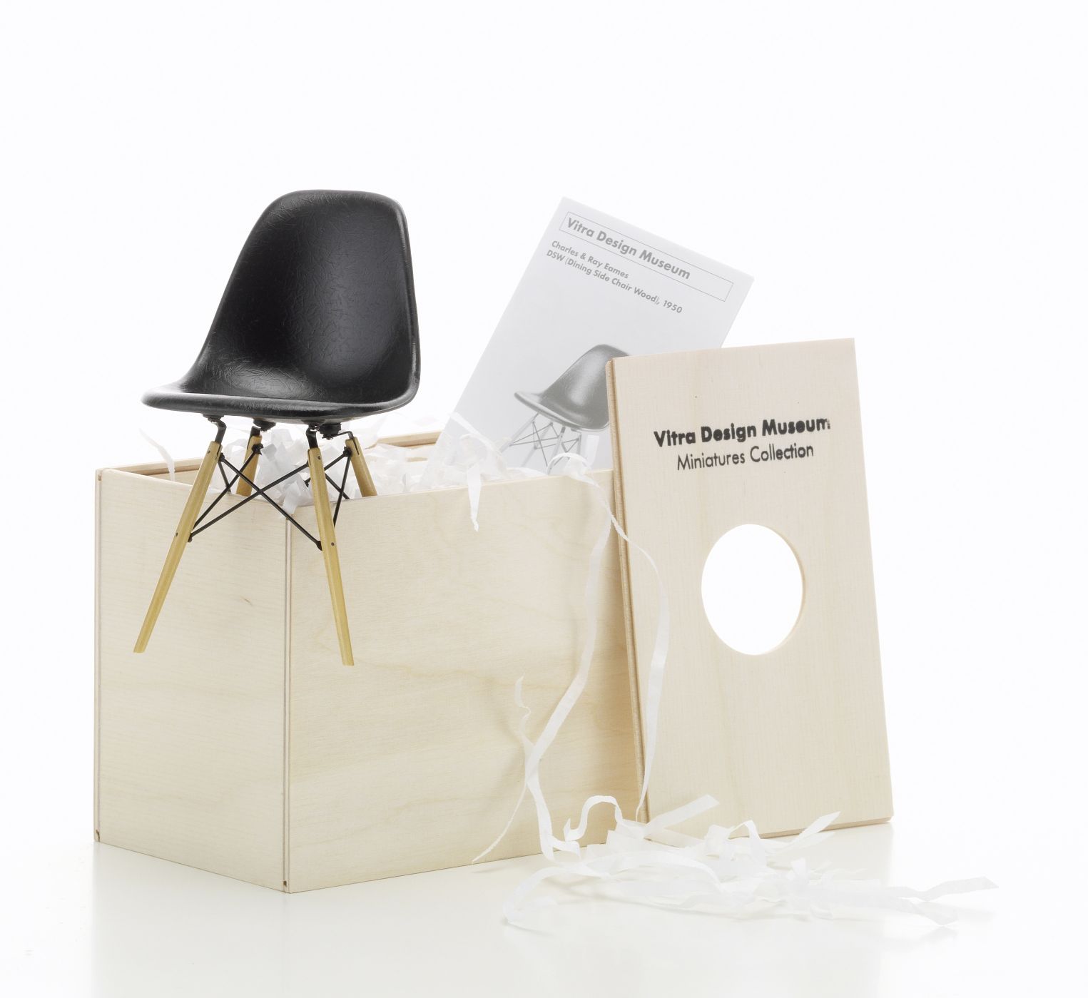 DSW schwarz [1950] Miniatur Chair Vitra