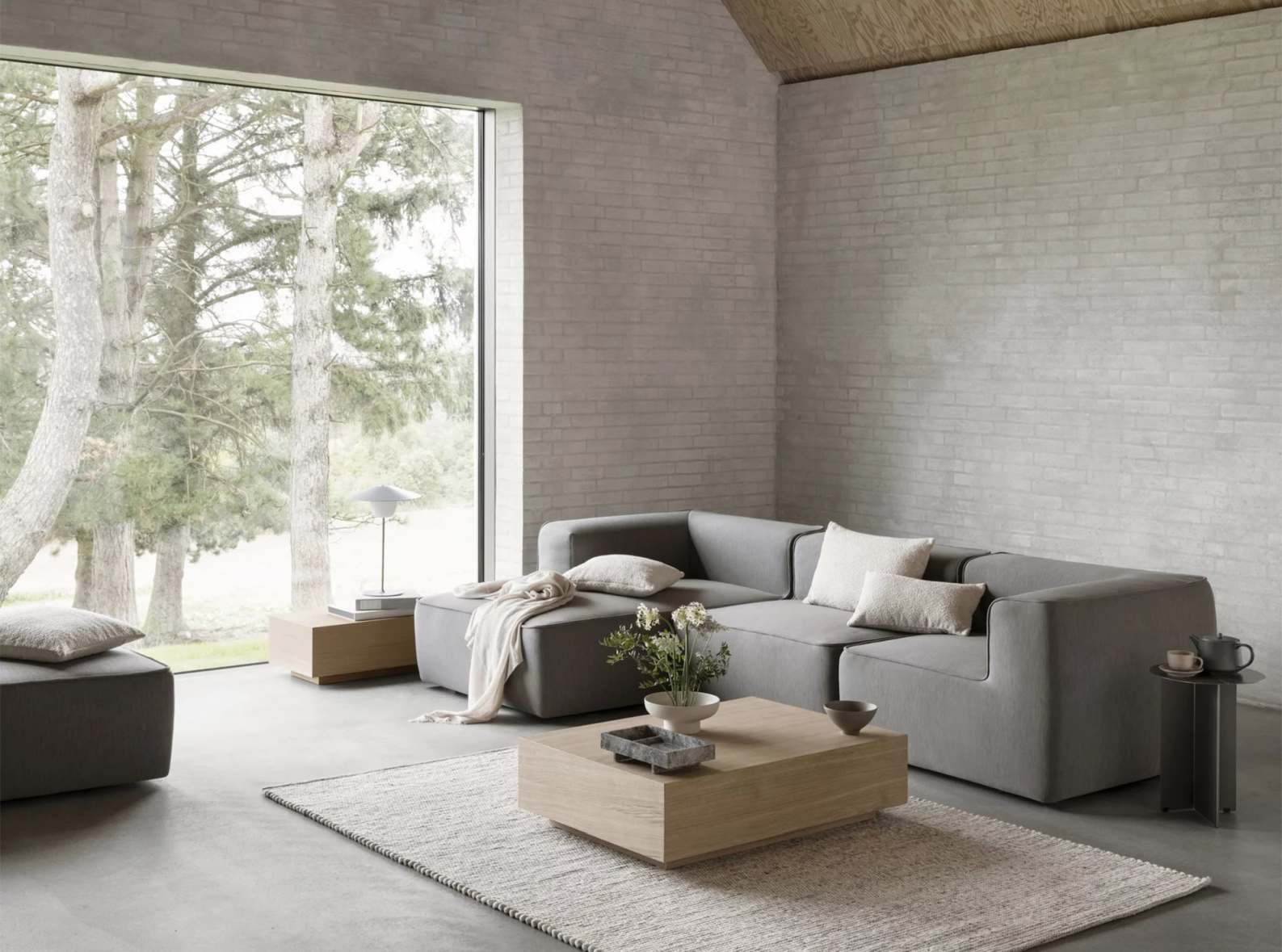 Goba Coffee Table Coffee table W 40 x D 80 x H 29 cm Blomus