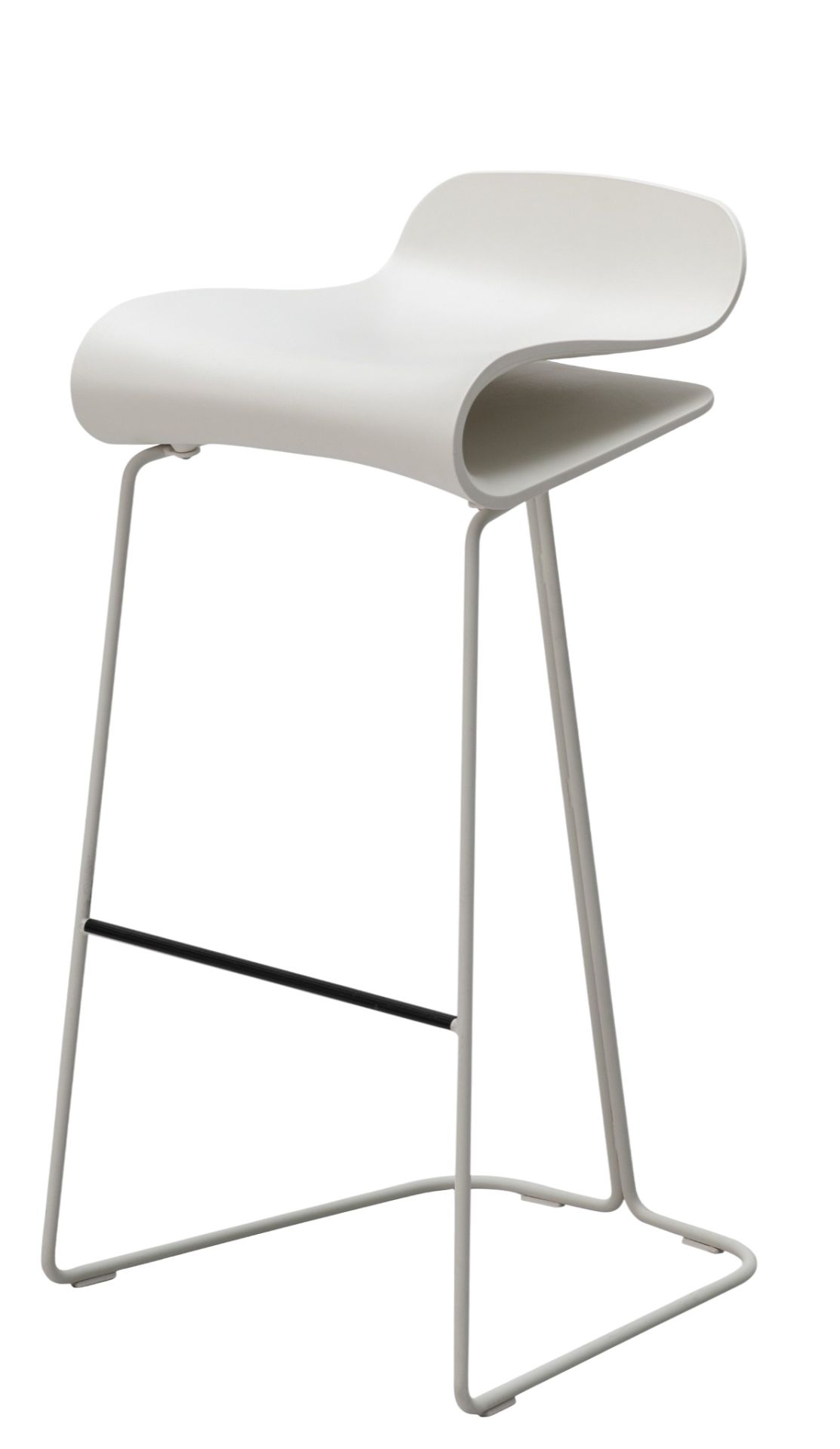BCN bar stool with sled base Kristalia