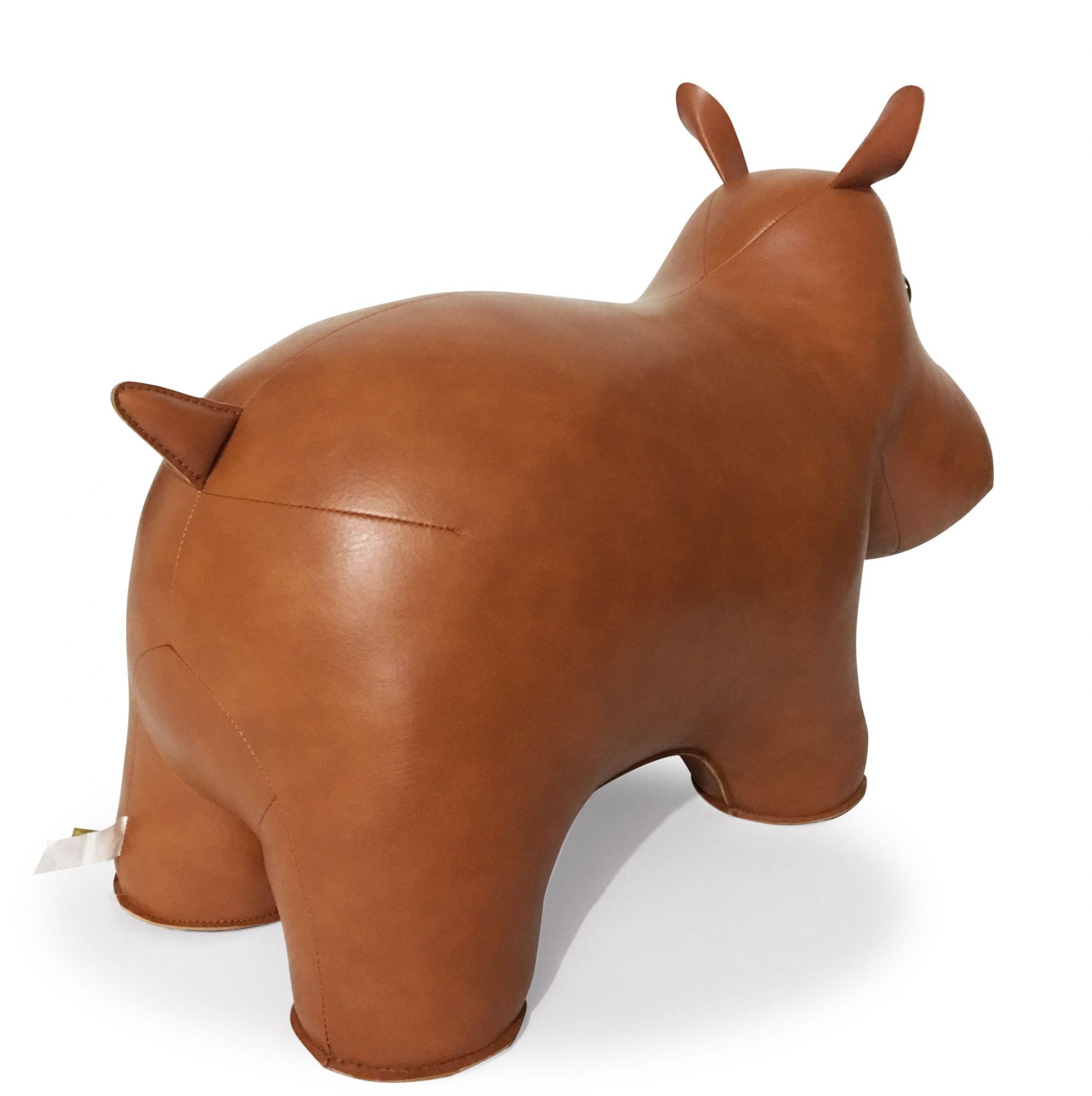 Leather Animal XXL Doorstop Hippo Züny