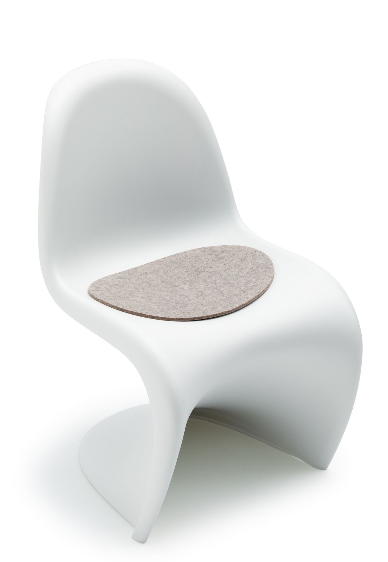 Seatcover - Feltcover Vitra Panton Chair Light Melange Hey Sign
