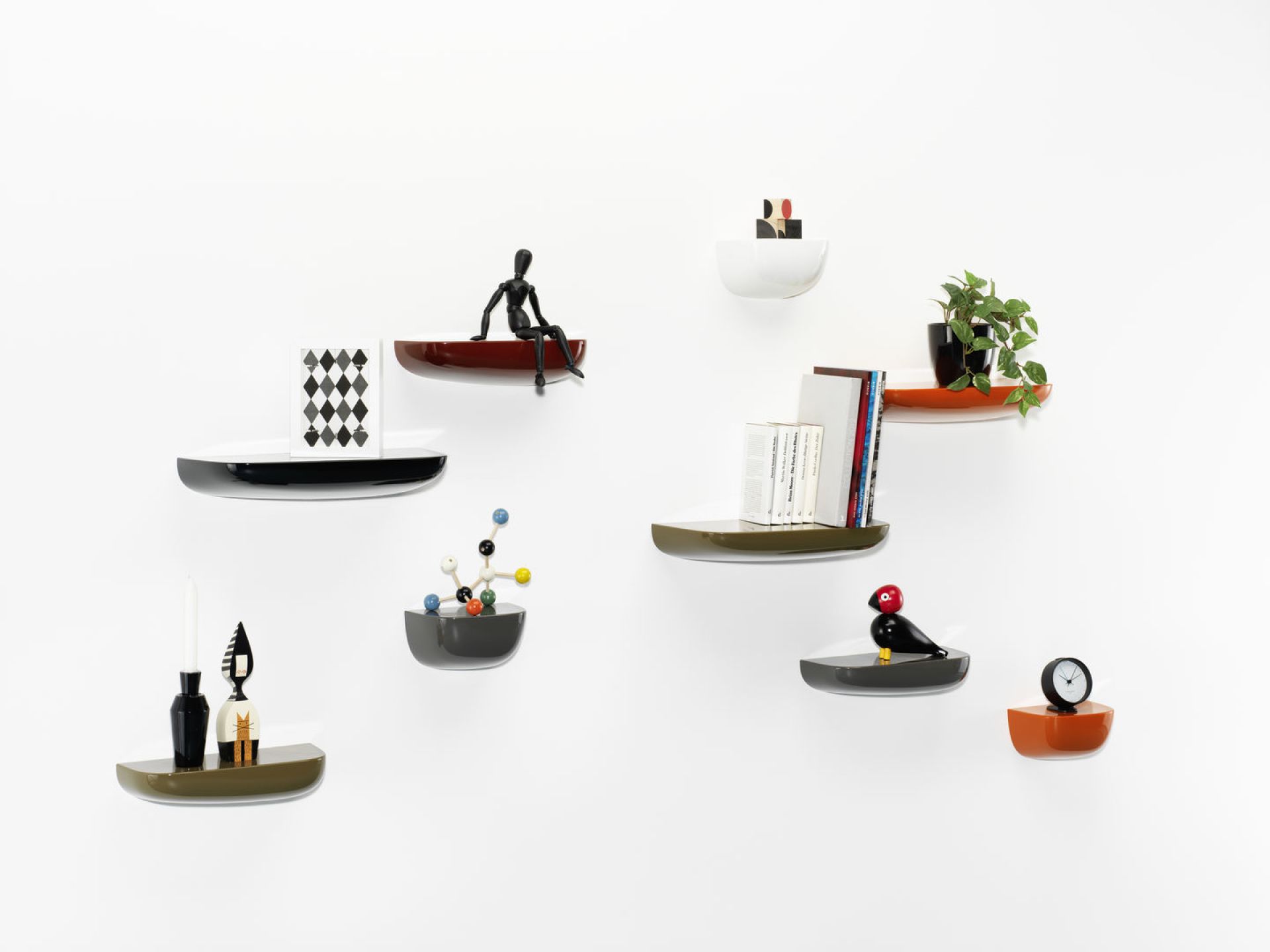 Corniches Wall board Medium Vitra Japanese red