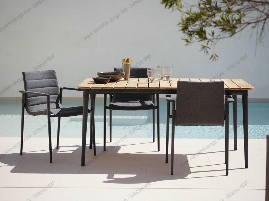 Core Outdoor Chair AirTouch with Armrests Cane-Line