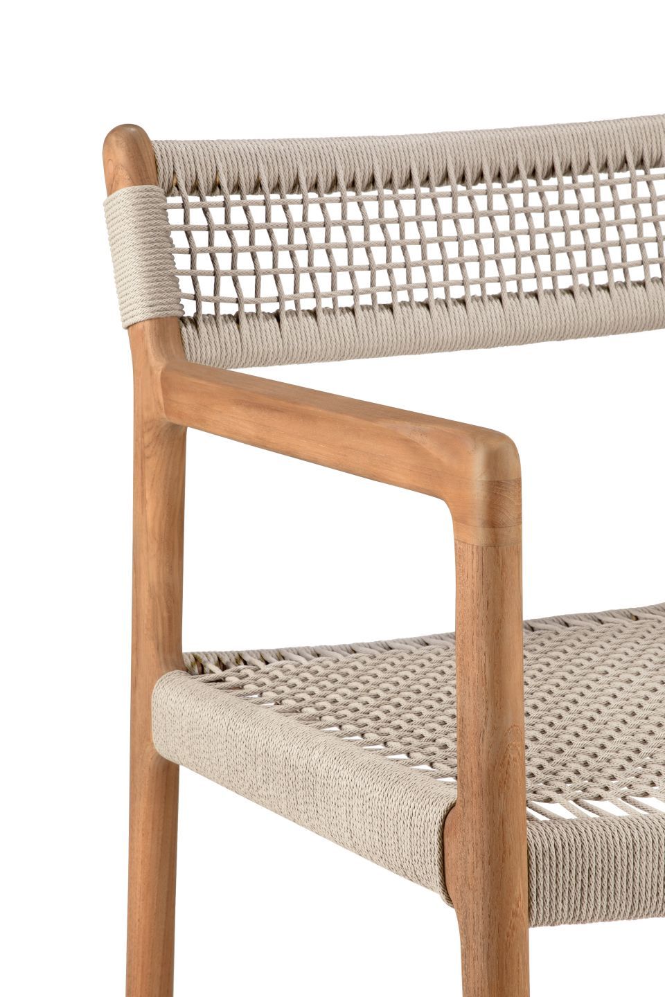 Jack Woven Outdoor Chair Teak Ethnicraft