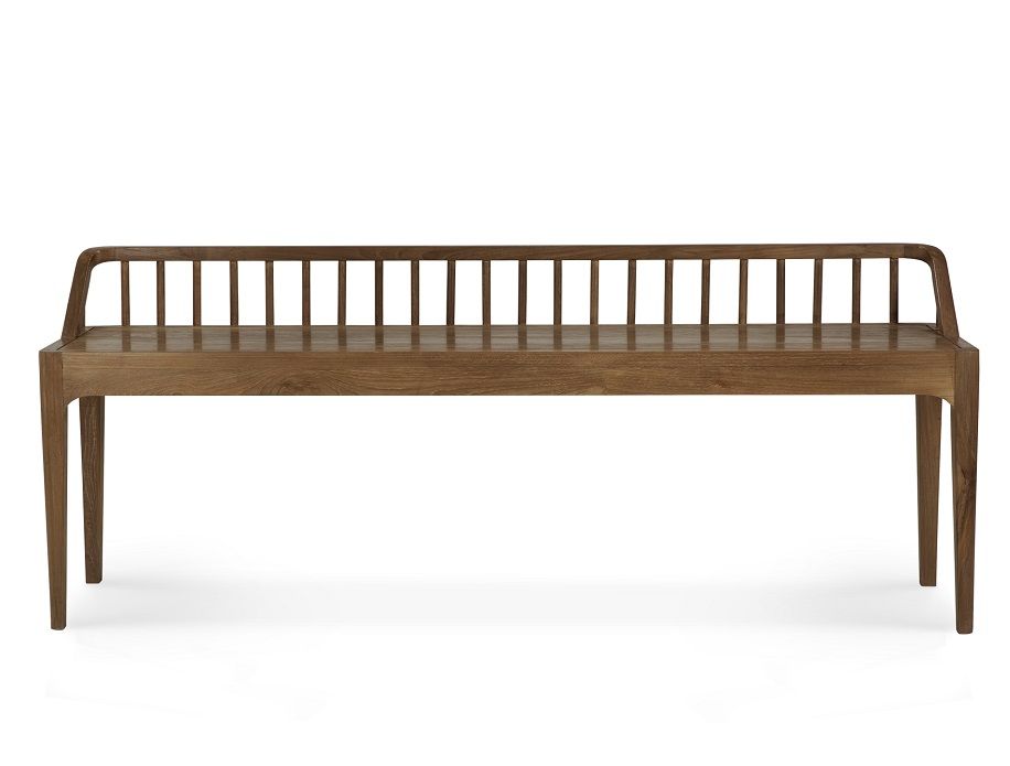 Spindle bench Ethnicraft Teak