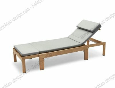 Riviera Cushion Seat Cushion for Riviera Sunbed Outdoor Skagerak Ash