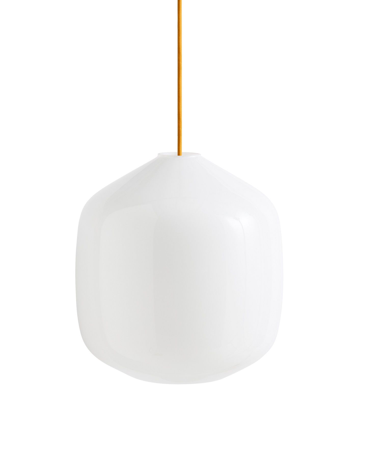 Aspect Buoy Glass Pendant Pendant light Ø 31 cm / CABLE AMBER YELLOW Hay SINGLE PIECES