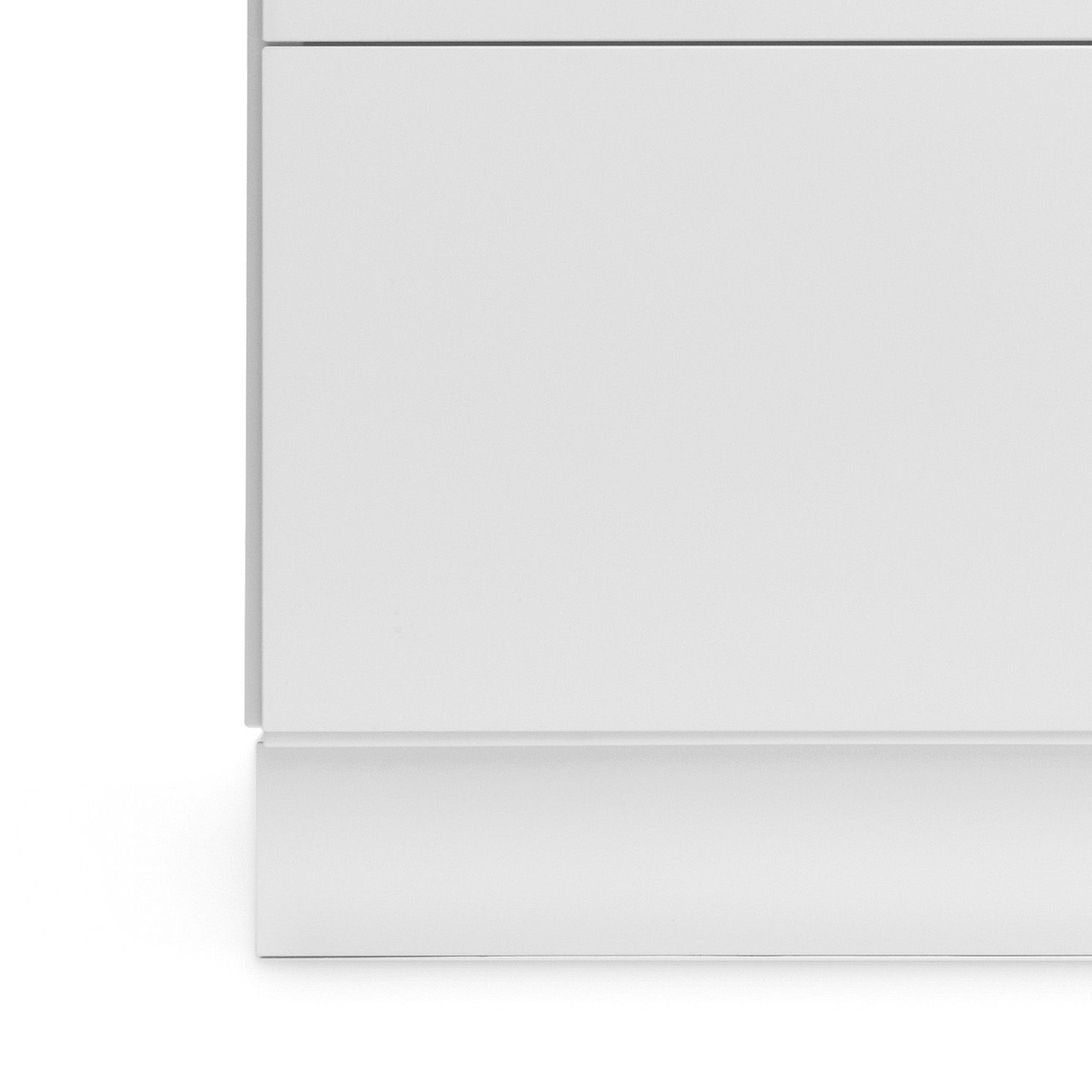 Relief Plinth for Chest of Drawers W82cm white String Furniture