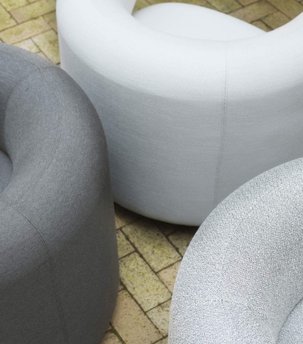 Burra Lounge Chair Armchair with reverse swivel function Outdoor Normann Copenhagen