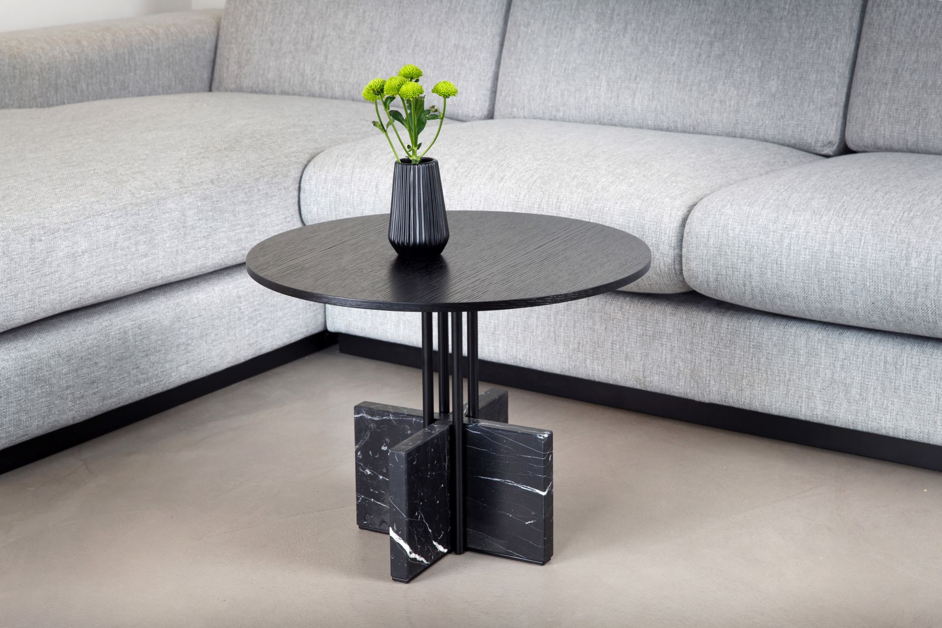 Gravity Table Low Side Table Nero Marquina Favius