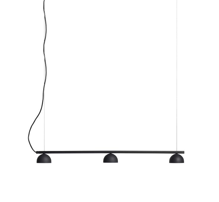 Blush rail 3 Pendant lamp Pendant lamp Northern
