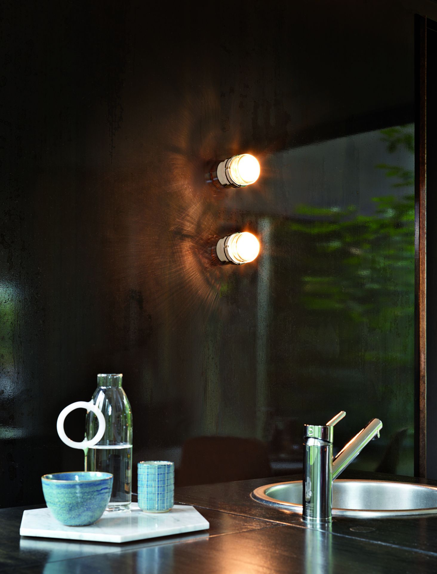 Fresnel 1148 Outdoor wall light White /transparent E14 Oluce SINGLE PIECES