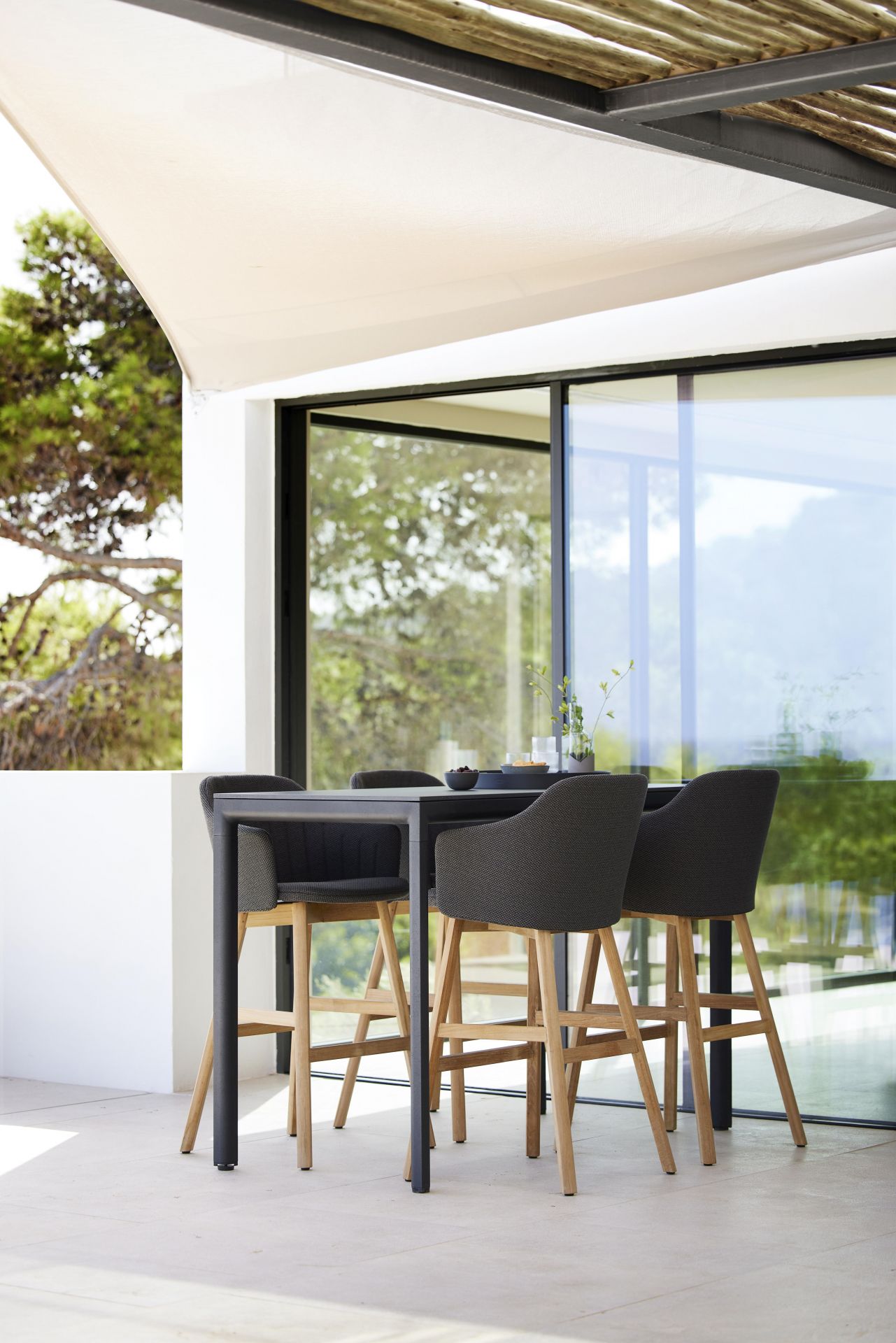 Choice Outdoor Chair Steel Frame 4 Legs Cane-Line 