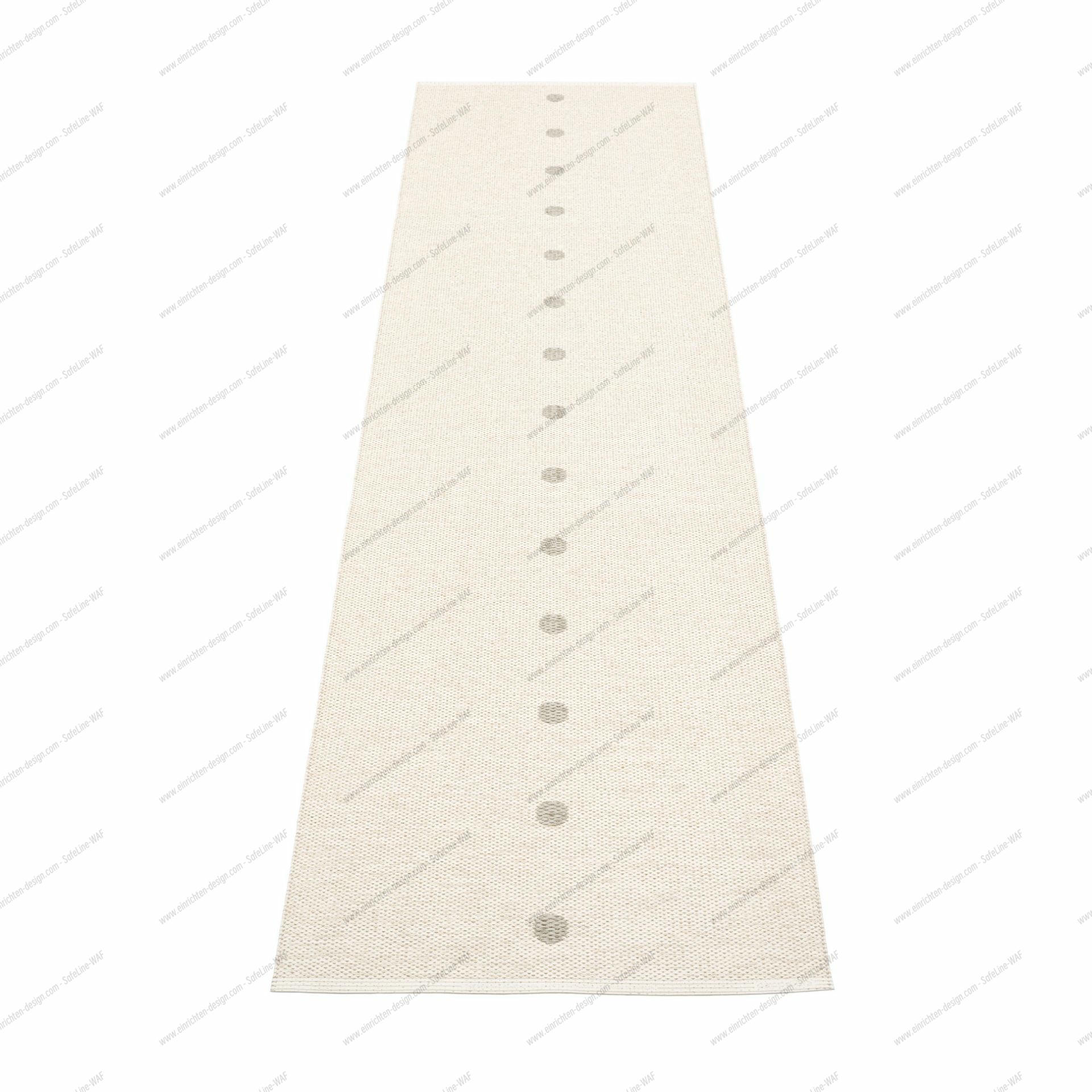 Peg Plastic Carpet 70x280 cm Pappelina linen