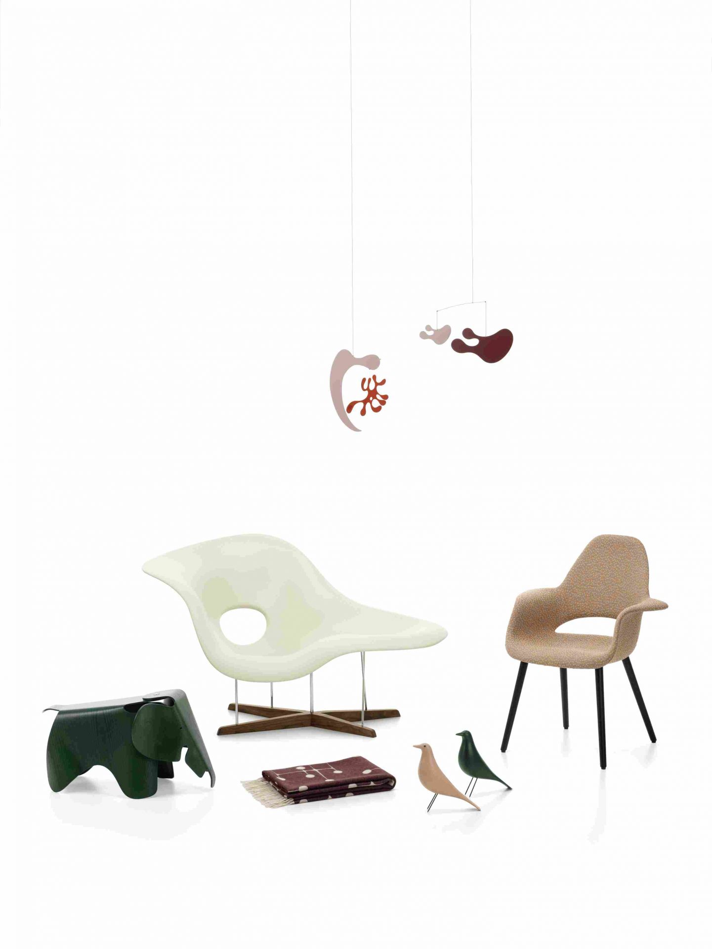 Eames Elephant Stool Dark Green Vitra LIMITED EDITION SINGLE PIECES