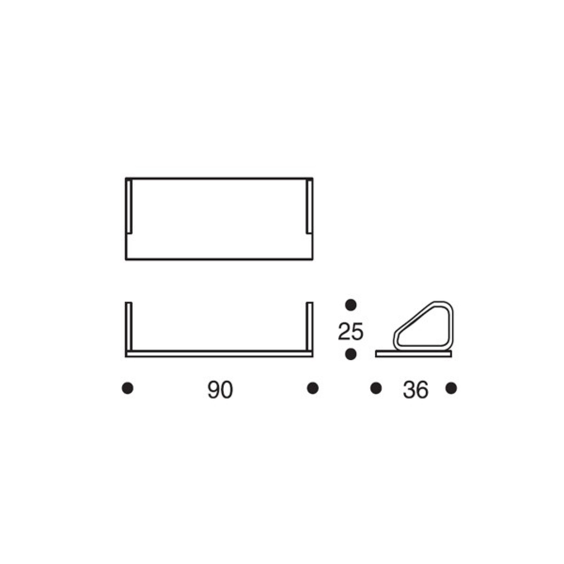 112B wall shelf Artek