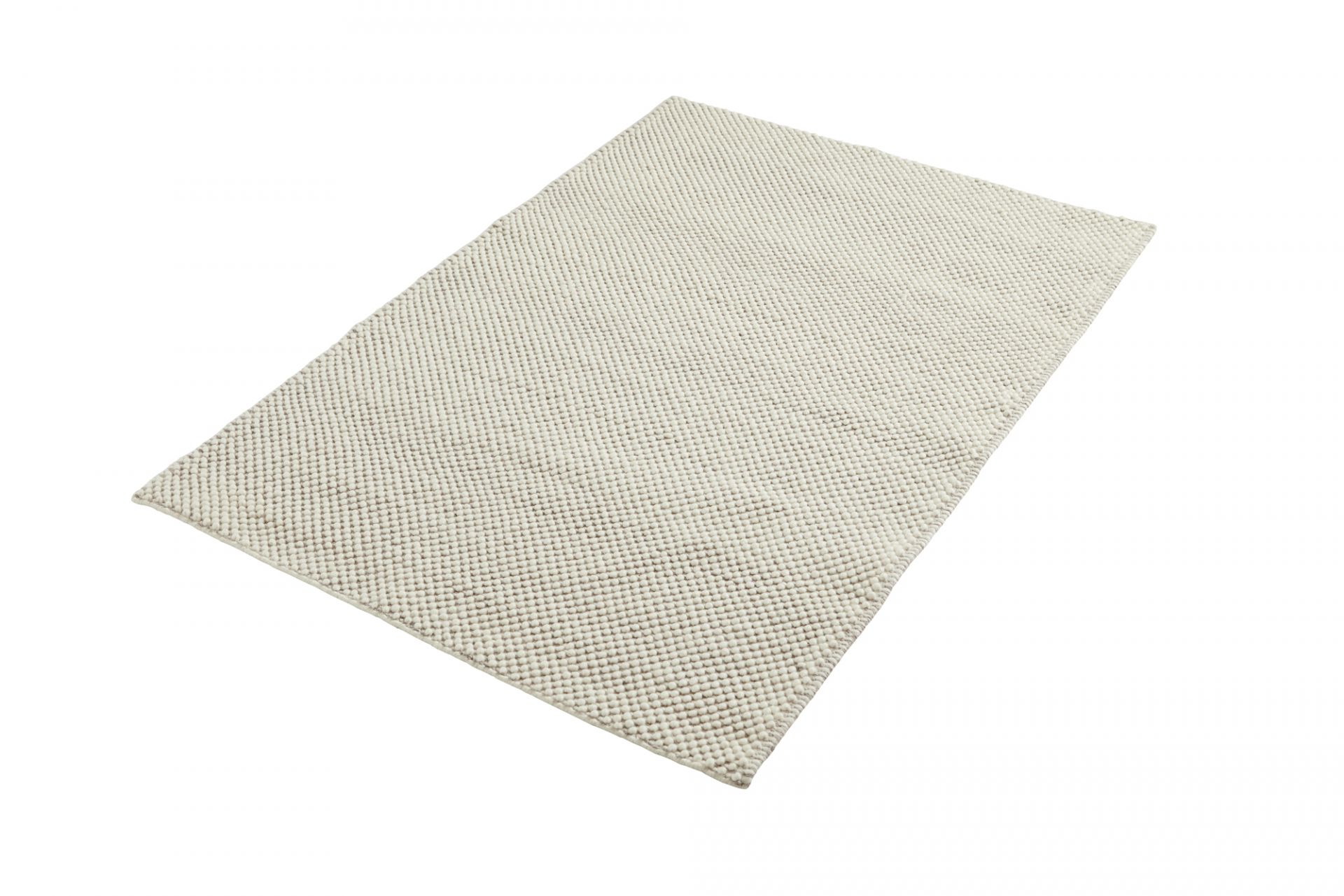 Tact Carpet T170 x B240 cm White Grey Woud SINGLE PIECES