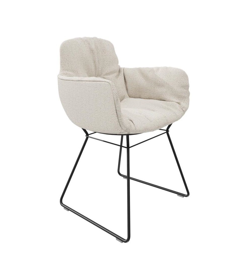 Leya chair armrest high Fabric Safire Freifrau Manufaktur
