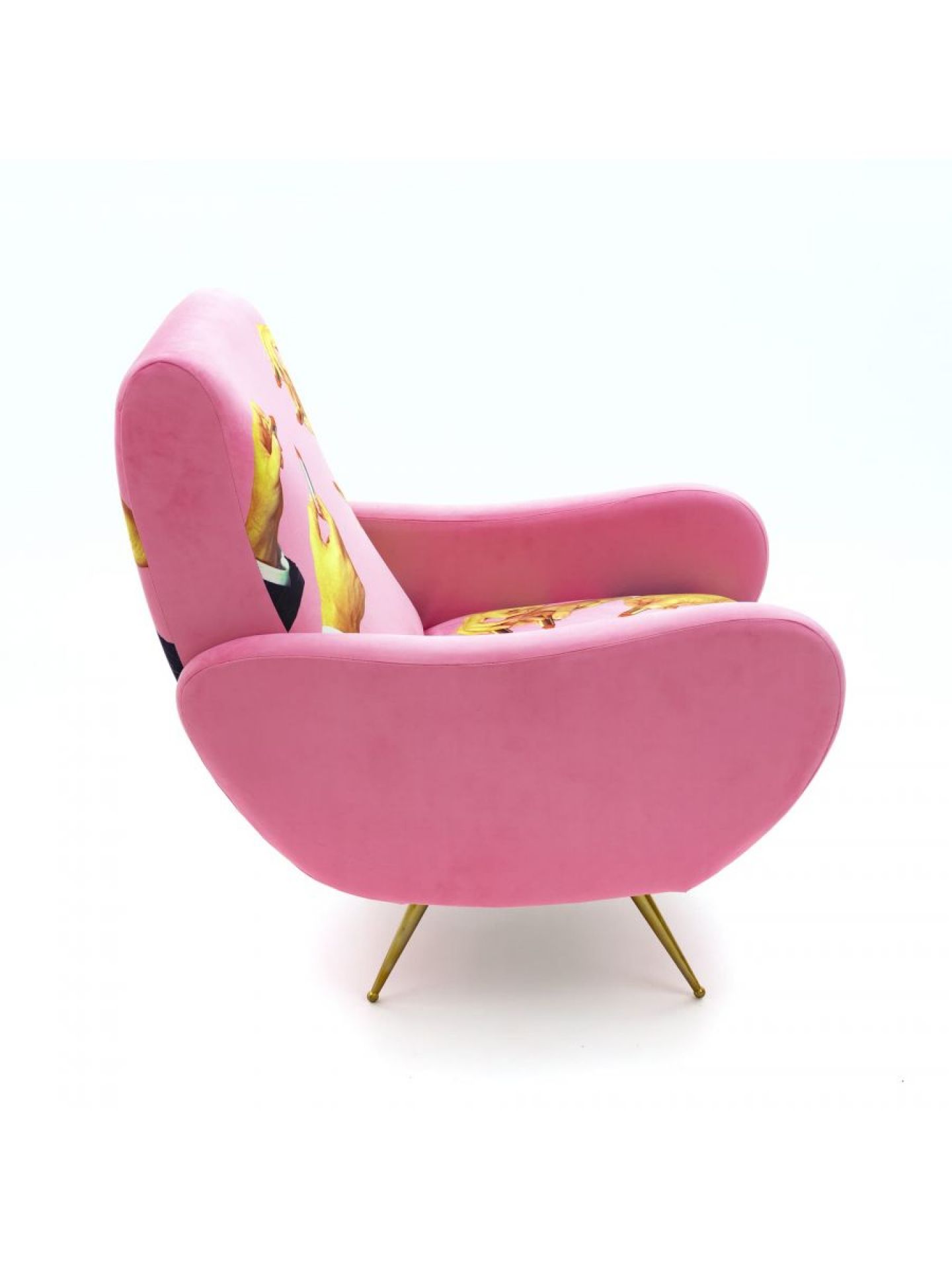 Toiletpaper armchair Lipsticks Pink Seletti Toiletpaper armchair Lipsticks Pink Seletti