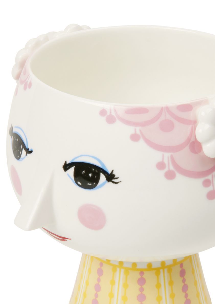 Eva Flowerpot on base Ø15,5cm pink Bjørn Wiinblad