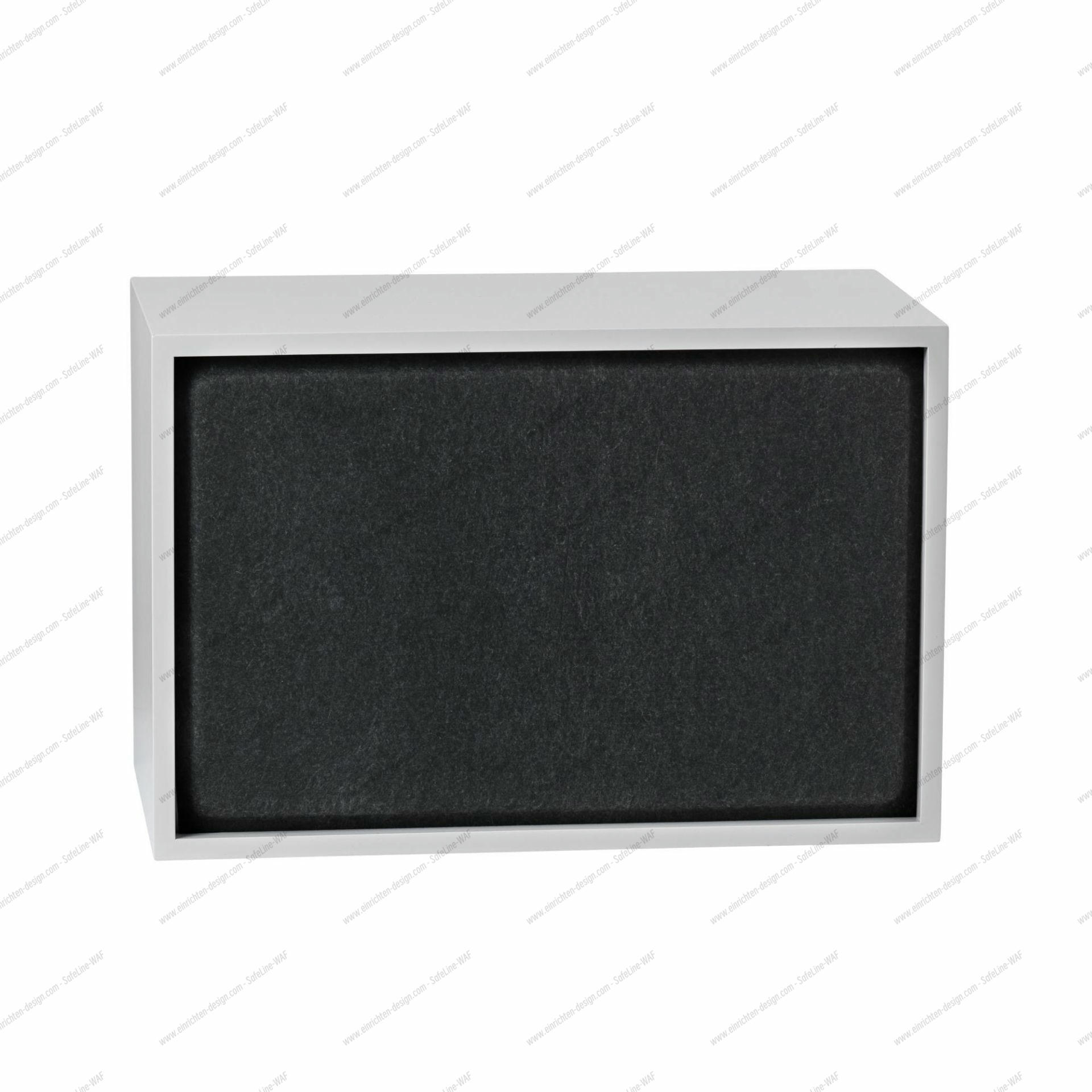 Acoustic Panel für Stacked Regalsystem groß Muuto-Schwarz melange