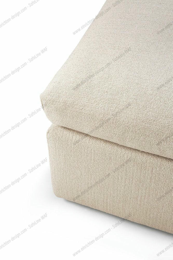 Mellow Upholstered Stool Off White Eco Fabric Ethnicraft
