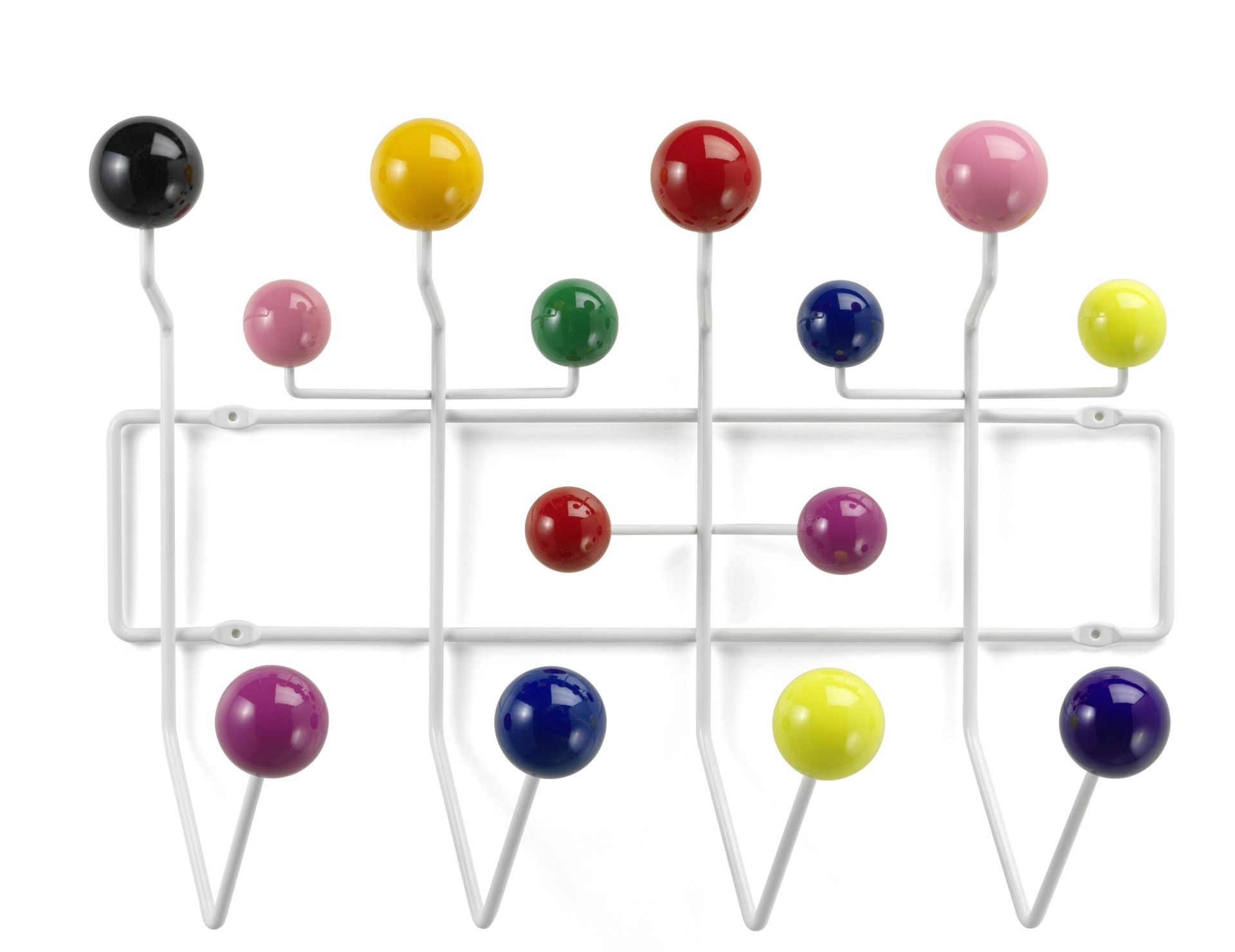 Eames Hang it all coat rack multicoloured Vitra 