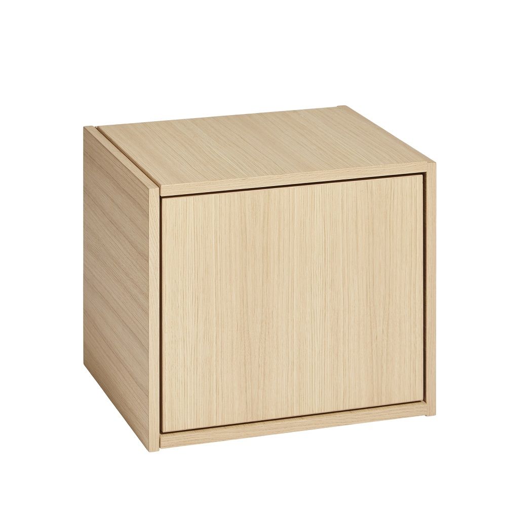 Bricks Cube Door Right  Shelf Woud
