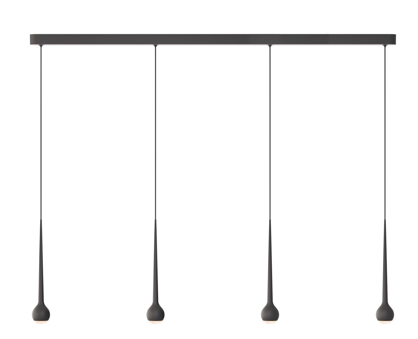 Falling Sun Trace pendant light Grau