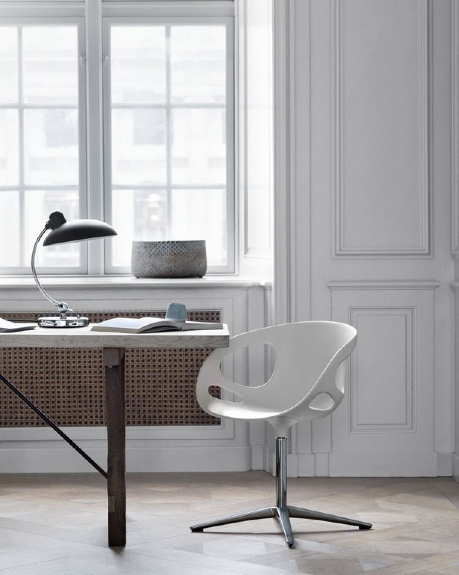 6631 T Luxus Table lamp KAISER idell Black mat Fritz Hansen SINGLE PIECES