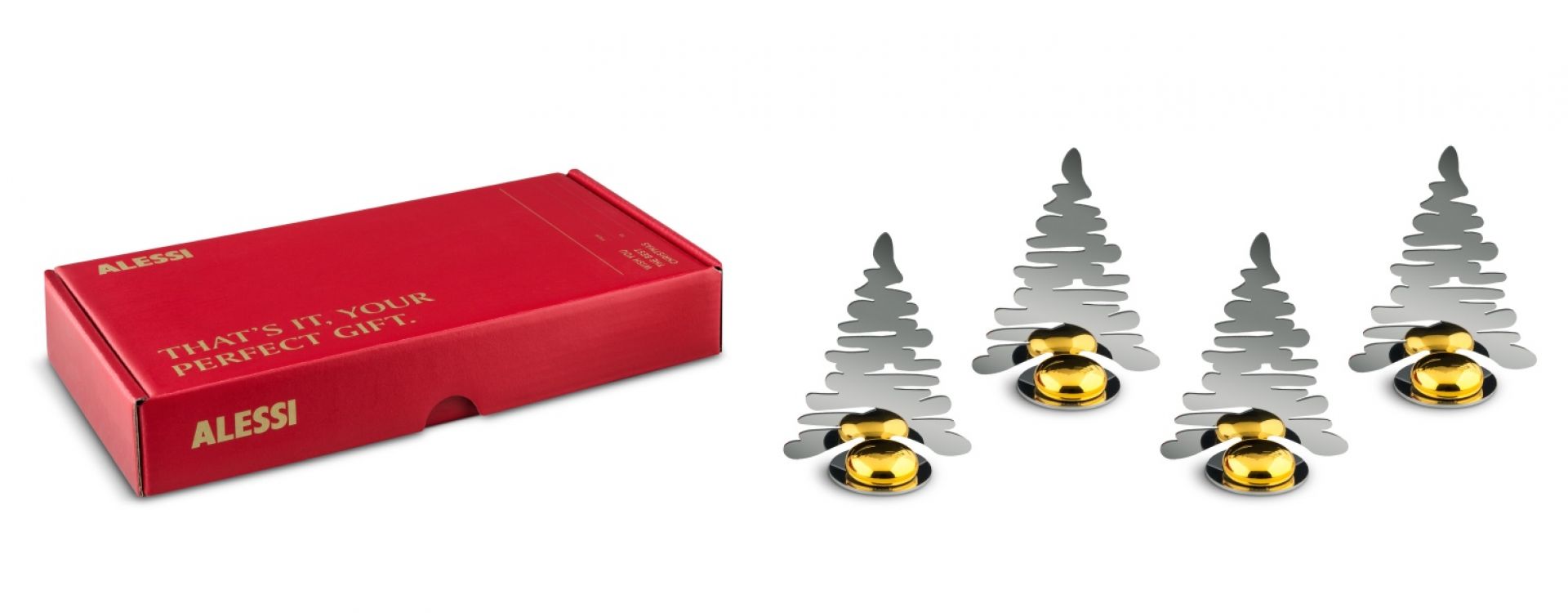 Bark Place card holder with magnetic balls BM15S4 Set of 4 Alessi SINGLE PIECES