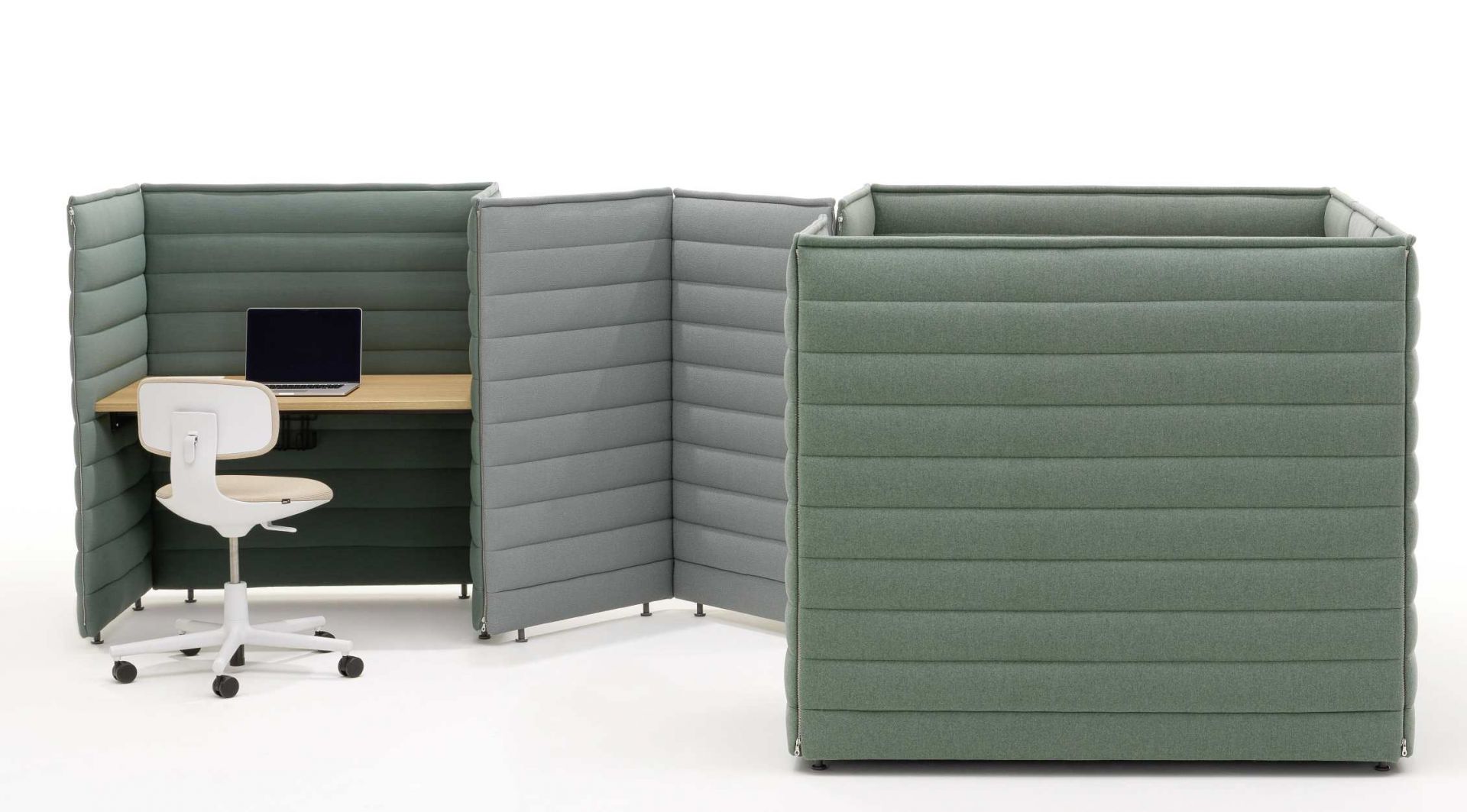 Alcove Plus Desk Small Desk Vitra