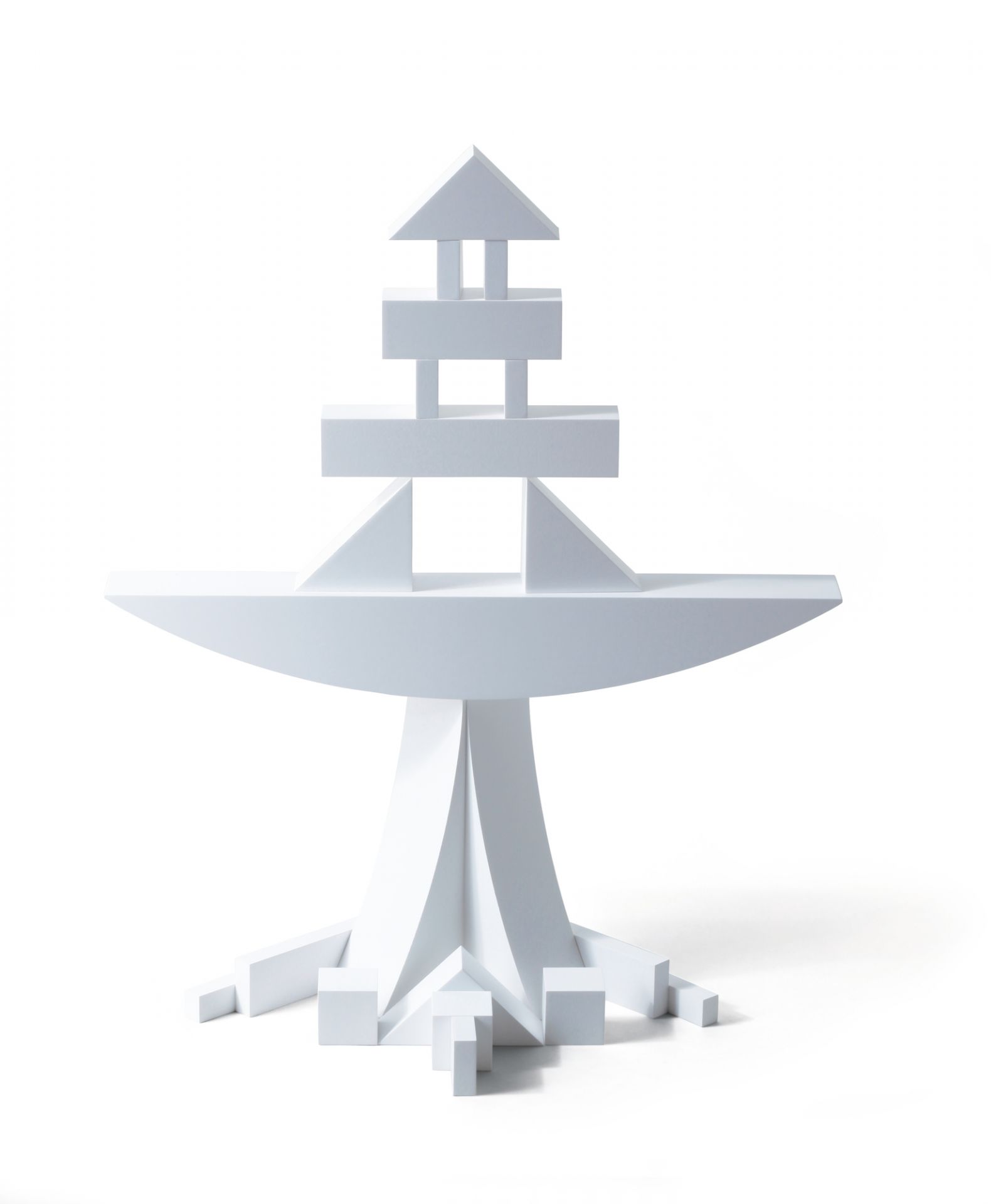 Bauhaus building game white Naef Spiele AG SINGLE PIECES