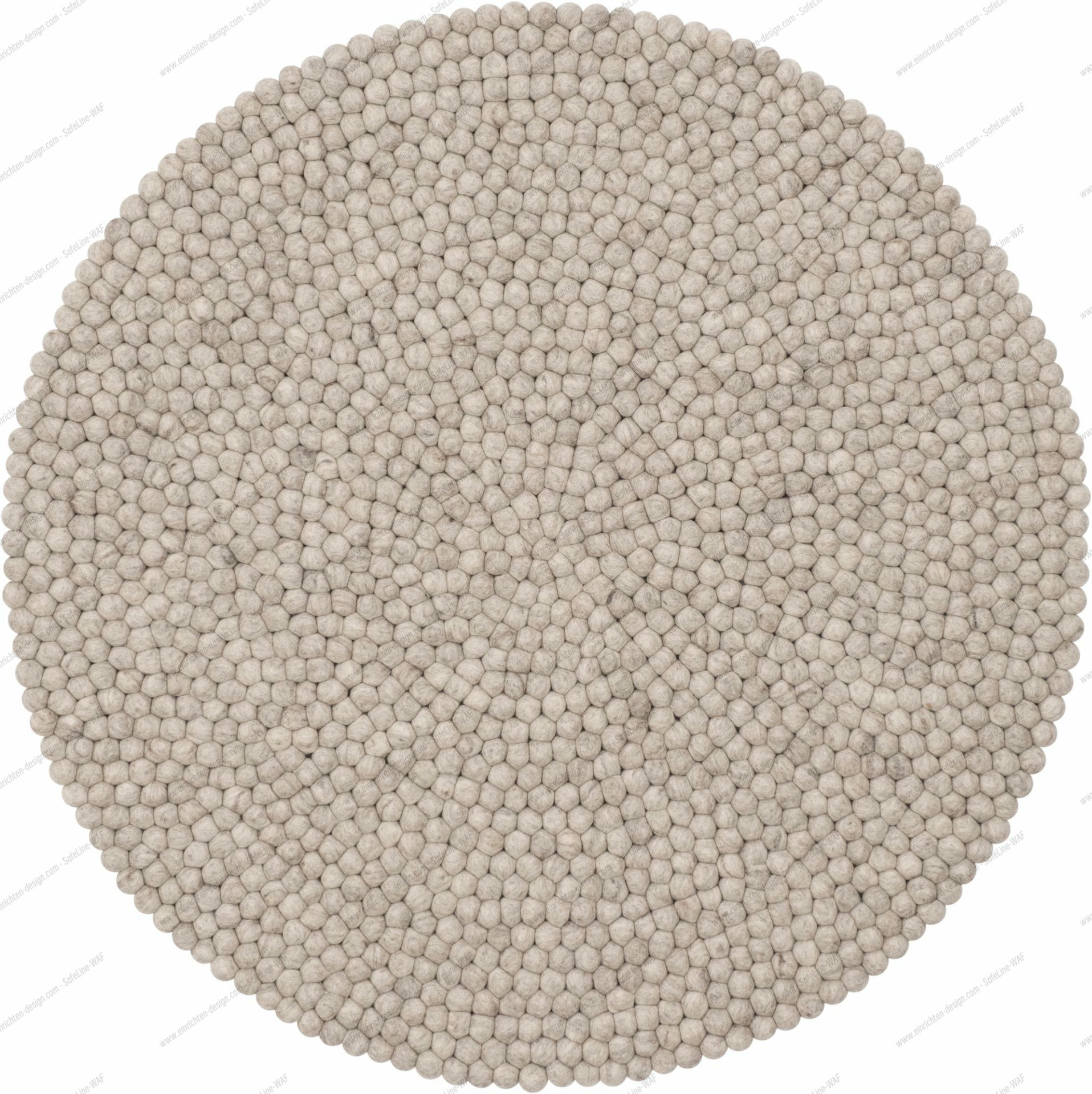 Felt ball Carpet round 140 cm myfelt Bela