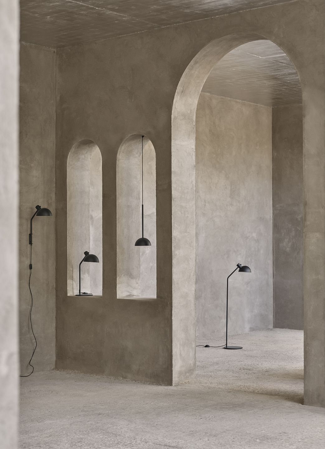 MO320 Floor lamp black Carl Hansen & Søn