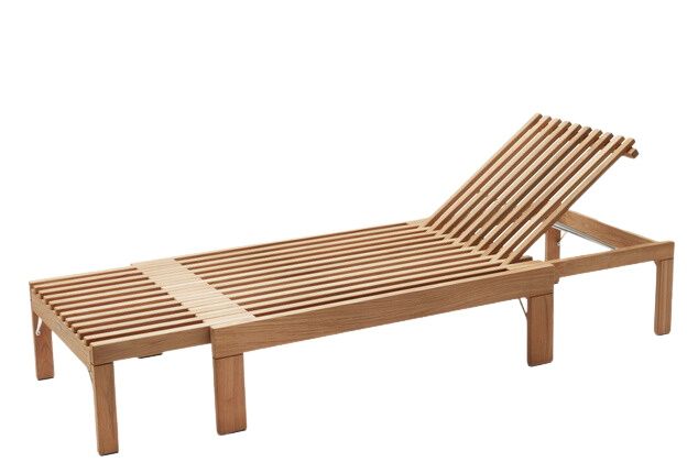 Riviera Sunbed Outdoor Skagerak by Fritz Hansen